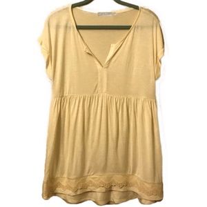 Chloe K Baby Doll with Lace Detail